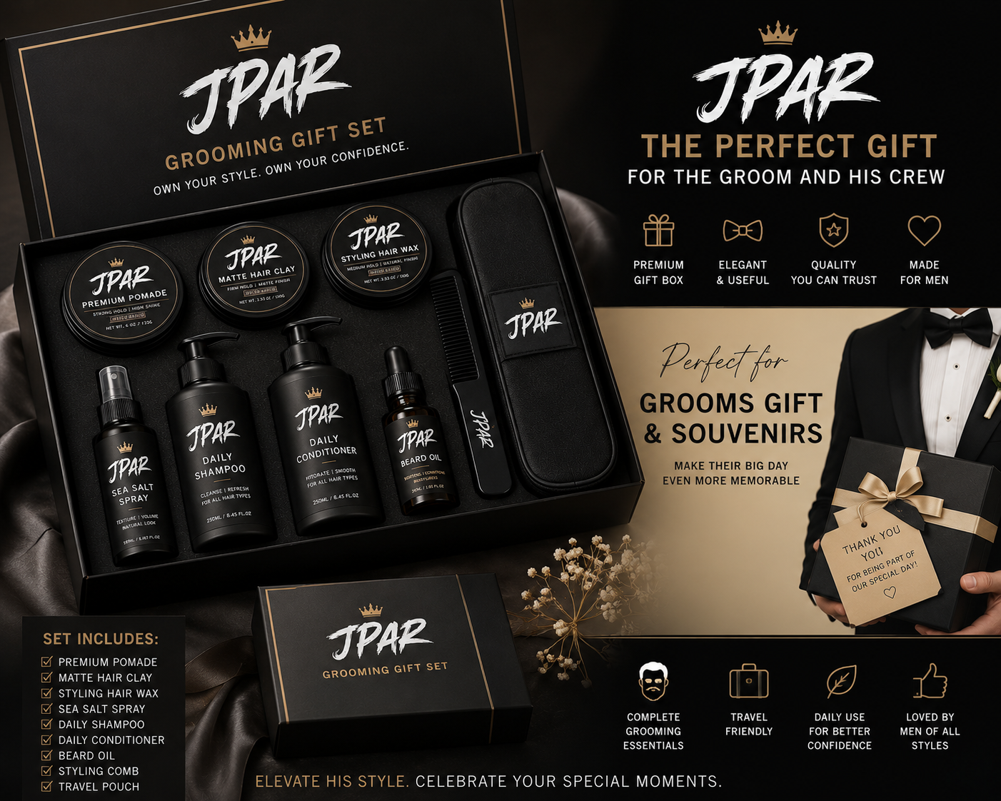 JPar Grooming Gift Set