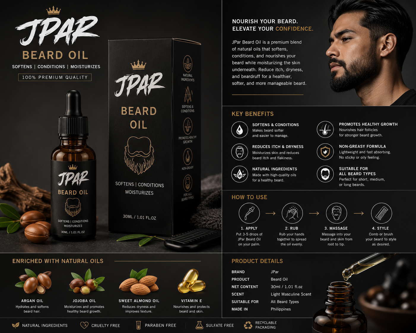 JPar Beard Oil